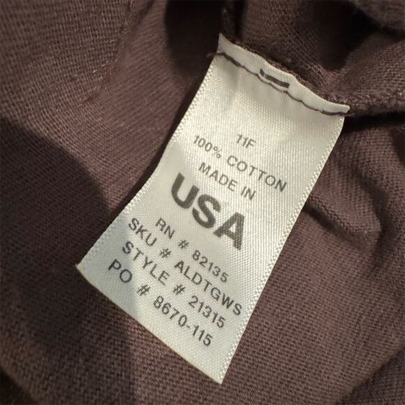 Fresh Produce Asymmetrical Brown Midi Sundress Ruffle Hem S Beach Resort USA - Picture 7 of 8